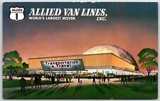 Queens NY- New York, Allied Van Lines Inc, World Largest Mover, Vintage Postcard picture