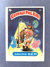 1985 TOPPS UK Garbage Pail Kids Series 1 - DRUNK KEN (9b) Ireland GPK🔥 picture