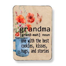 Special Grandma Gift Magnet Grandma's Cookies Kisses & Hugs Sublimated 3