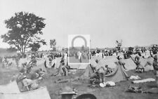 Fort Ridgely Soldiers Camp Fairfax Minnesota MN Reprint Postcard picture