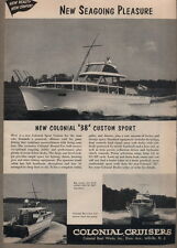 1958 Ad Colonial Cruisers 38 Custom Sport Boat picture