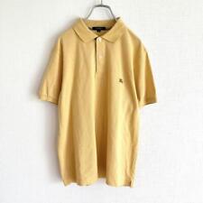 BURBERRY LONDON Embroidered Short-Sleeved / Polo Shirt / Mustard Size M picture