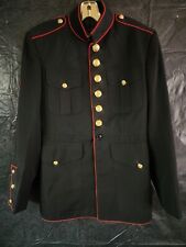 USMC Enlisted Dress Blues Color Black Man's Wool South Jersey Clothing Co. picture