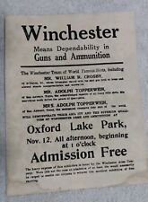 The Winchester Store Advertising  A D Topperwein 