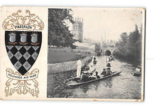 Oxford England Embossed Silver Enhanced Postcard 1909 Magdalen College picture