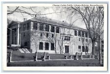 c1930's Chester Corbin Public Library Webster Massachusetts MA Vintage Postcard picture