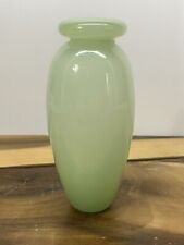 1950's Murano Glass Archimede Seguso Jade Green Alabastro Tall Perfume Bottle picture