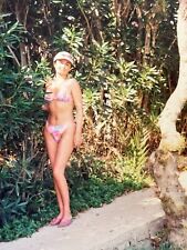 2000s Young Pretty Curvy Athletic Woman Bikini Vintage Photo picture