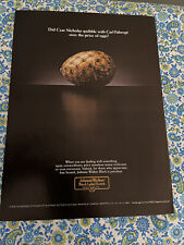 Vintage 1985 Johnnie Walker Black Label Print Ad Faberge Egg picture