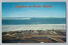 Kotzebue Alaska AK Aerial View Arctic Circle Chrome Postcard 1950s picture