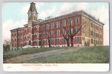 Postcard Nebraska Omaha Creighton University Vintage Antique Unposted picture