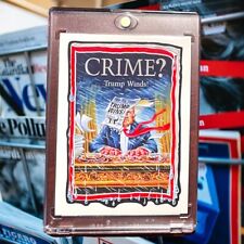 2017 Topps GPK Trumpocracy DONALD TRUMP CRIME #57 Print Run 302 Stormy Daniels? picture