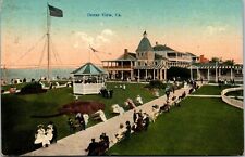 Vtg 1910 Ocean View Hotel & Lawn Ocean View Ocean View Virginia VA Postcard picture