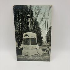 Vintage Postcard Soldier’s Monument Hilldale College, Hillsdale Michigan  picture