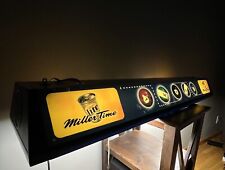 Rare Vintage Miller LITE Beer Poker Pool Table Hanging Bar Light Sign Pls READ❤️ picture