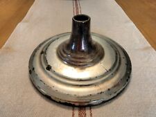 Vintage Antique Dettra Flag Co Cast Iron Pole Base Stand Industrial Round picture