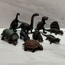 STUNNING Lot Of 9 Chialu Italy Composition Dinosaurs / Prehistoric Animals picture