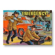 EMERGENCY TV Show Classic Lunch Box Design 3.5 inches x 2.5 inches FRIDGE MAGNET picture