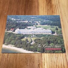 Grand Hotel Mackinac Island Michigan Aerial View Perrin Postcard Photo Souvenir picture