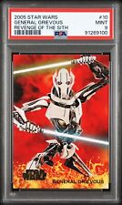 General Grievous 2005 Topps Star Wars Revenge Of The Sith PSA 9 Mint #10 picture