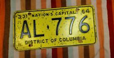 1964 Washington Dc License Plate picture
