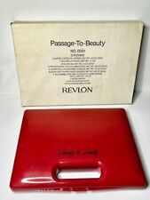 Vintage 1980s Revlon Passage to Beauty Makeup Set NOS Pink Case W/ Box picture