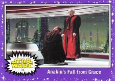 2017 Topps Star Wars Journey To The Last Jedi Purple #12 Anakin's Fall From picture