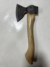 Blacksmith Made 14 inch American Hickory Wood Handle Hatchet Axe, Carving Axe picture