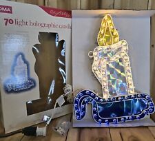 Vintage Noma 70 Light  Holographic Candle Window Indoor Outdoor NIB Holiday  picture