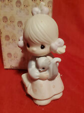 Precious Moments SCENT FROM ABOVE 100528 Girl with Skunk. In Box picture