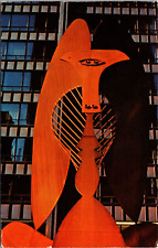 Postcard Chicago IL Illinois Civic Center Pablo Picasso Sculpture Art POSTCARD picture