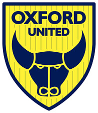 Oxford United Stickers White Vinyl X 3 picture