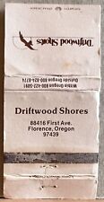 Driftwood Shores Florence OR Oregon Vintage Matchbook Cover picture