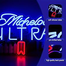 Geeinar Michelob Neon Sign LED sign for Wall Decor Dimmable Beer Neon Signs Bar picture