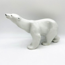 Vintage Royal Dux Porcelain Polar Bear Figurine Czechoslovak 12