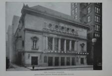 Chicago Downtown Illinois Theater Jackson Street Architecture Antique Art 1902 picture