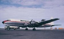 NAC Northern Air Cargo DC-6 N2907F @ Kotzebue, Alaska - postcard picture