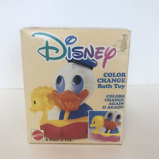 Vintage 1989 Disney Donald Duck Magic Baby Color Change Bath Toy RARE NEW SEALED picture