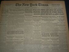 1935 OCTOBER 5 NEW YORK TIMES - TIGER BEAT CUBS 6-5 IN 11TH INNING - NT 7345 picture