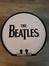THE BEATLES DRUM  RINGO STARR Black and White TIN TOTE/LUNCHBOX/72170/EUC picture