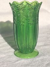 Vintage Regaline Green Plastic Vase 8.5