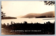 Lake Candlewood, near N. Milford, Connecticut Real Photo Postcard. RPPC picture