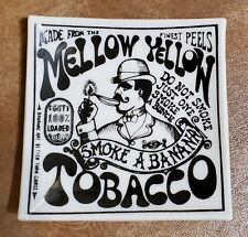 Vintage Mellow Yellow Tobacciana Smoke A Banana Dish Plate Trinket Ashtray Japan picture