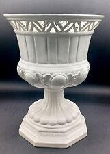 Vintage Large Italian Ceramic Pedestal Planter 10 1/4