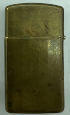 VINTAGE 1932-1987 STAMP SOLID BRASS ZIPPO LIGHTER RARE picture
