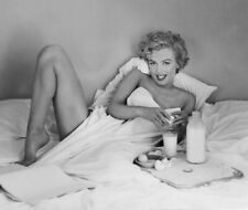 Marilyn Monroe Breakfast In Bed    11.7x16.5 Glossy Photo Poster picture