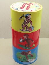 CURIOUS GEORGE 3 Section Spinable Empty Box Container for Banana Pressed Candy picture