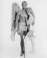 Barbarella 1968 Jane Fonda poses with John Philip Law full length 16x20 poster picture