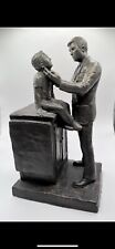 Michael Garman Bronze Statue Check Up RETIRED Signed & Authenticated By Artist picture