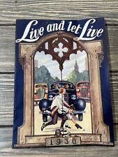 Vintage Live and Let Go 1936 Booklet History Comparison picture